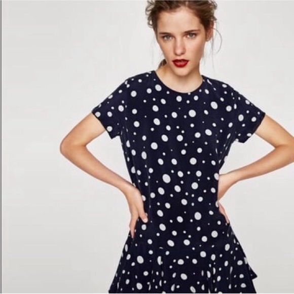 Zara | Soft summery polka dot dress - Picture 6 of 8